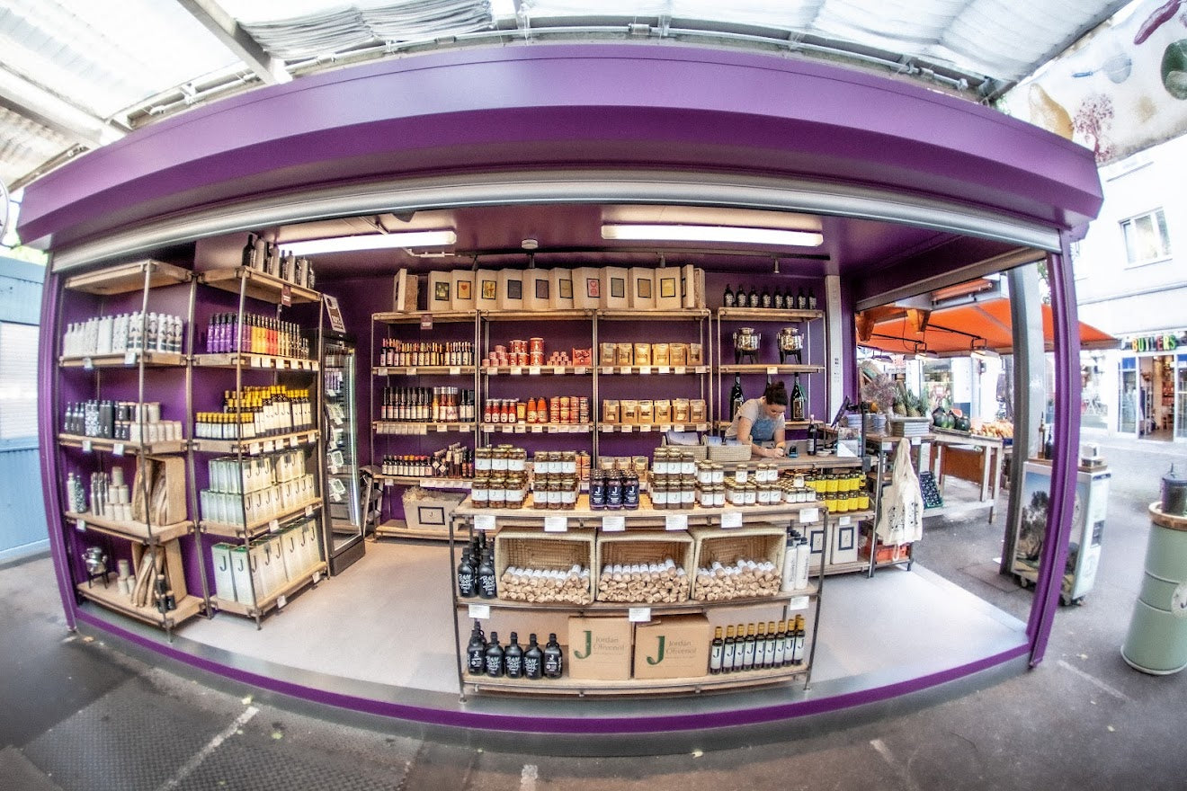 Ab sofort: der Jordan Genuss Shop in Düsseldorf  am "Carlsplatz".