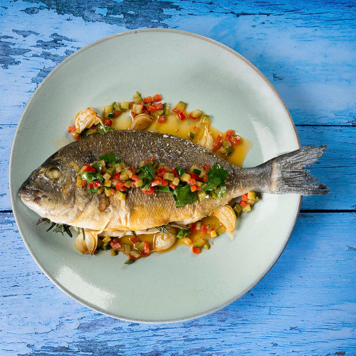 DORADE MIT PAPRIKA UND KNOBLAUCH