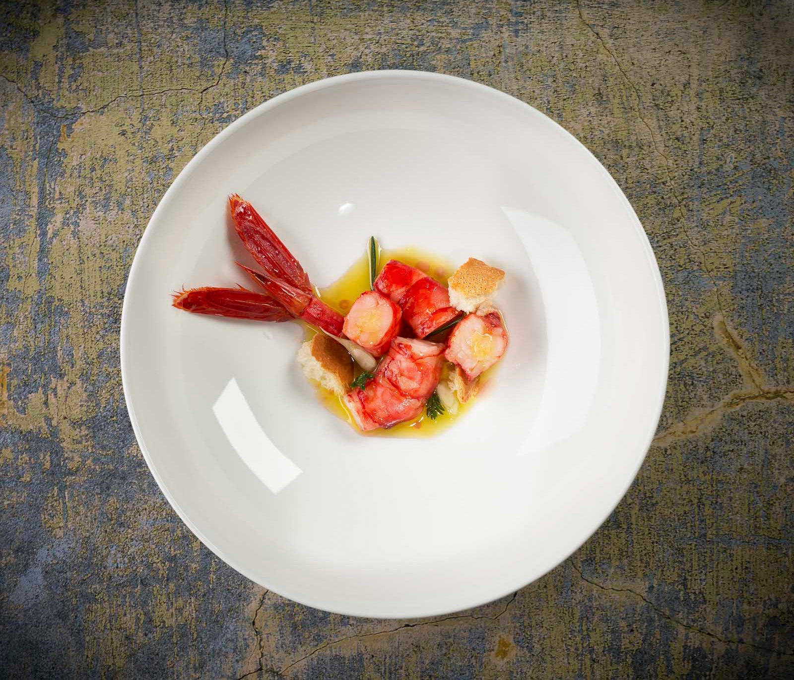 ROTE GAMBAS AUS SOLLER AL AJILLO von Juan Amador