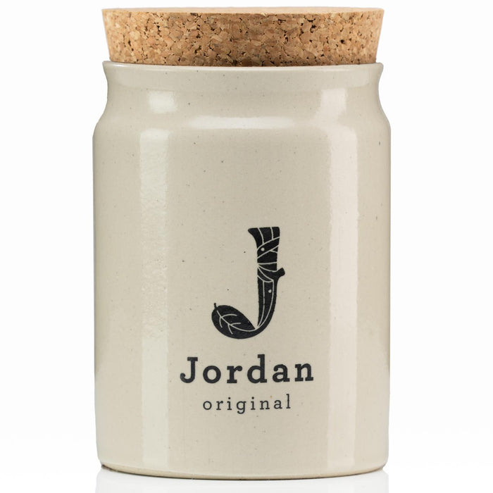 Jordan Original - Gewürz Set - Griechischer Bio - Rosmarin - Keramiktopf - glänzend Weiß - Jordan Logo - GR-BIO-01 - 30g Beutel