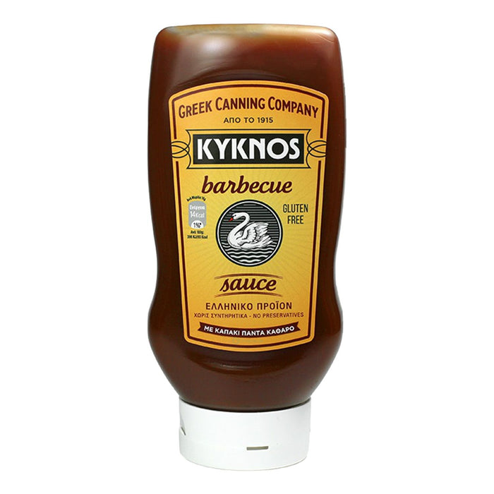 KYKNOS S.A. Greek Canning - BBQ Sauce aus Griechenland - 560g Squeeze Flasche