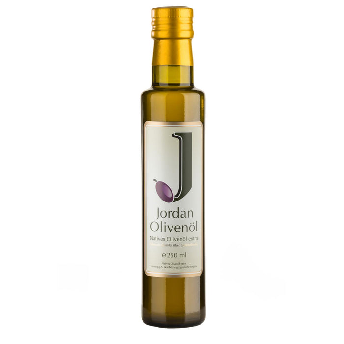 Jordan Olivenöl - Füllkorb "Seegras" - Klein - SET 2 - Jordan Olivenöl 0,25L + Jordan Original Balsamico 3 Jahre gereift 0,25L - 30cm x 22cm x 11 cm