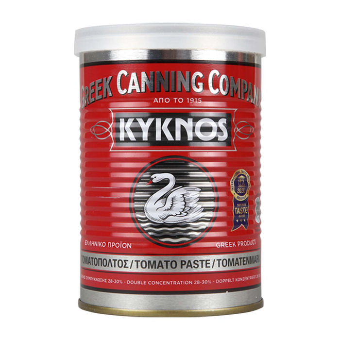 KYKNOS S.A. Greek Canning - Tomatenmark - doppelt konzentrierte Tomatenpaste aus Griechenland - 28-30% - 10er Pack - 10x 410g Dose