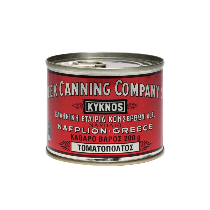 KYKNOS S.A. Greek Canning - Tomatenmark - doppelt konzentrierte Tomatenpaste aus Griechenland - 28-30% - 200g Dose