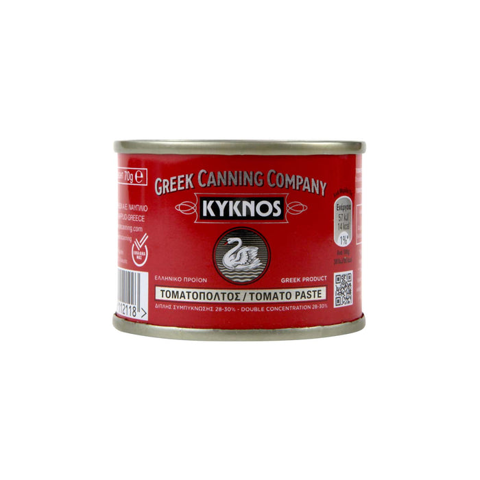 KYKNOS S.A. Greek Canning - Tomatenmark - doppelt konzentrierte Tomatenpaste aus Griechenland - 28-30%  - 6er Pack - 6x 70g Dose