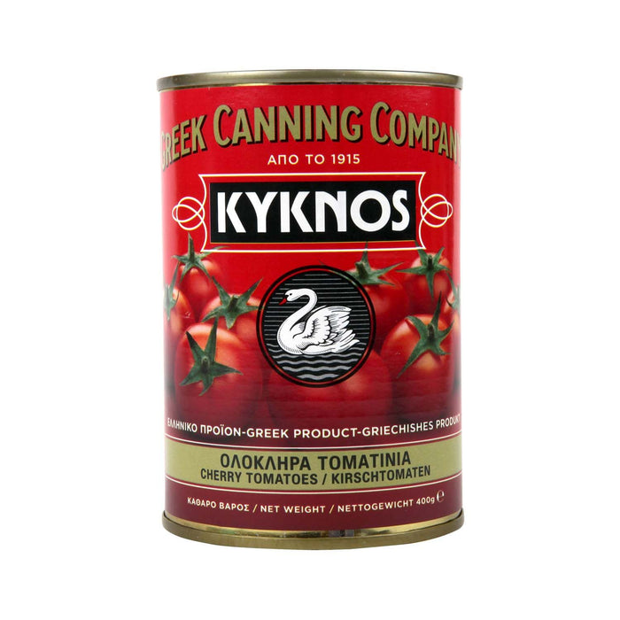 KYKNOS S.A. Greek Canning - Kirschtomaten (Cherrytomaten ) aus Griechenland - 400g Dose