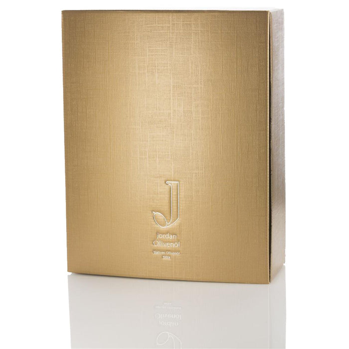 Geschenkbox - gold z.B.: für 3 Flaschen