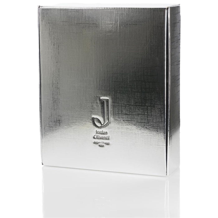 Geschenkbox - silber z.B.: für 3 Flaschen