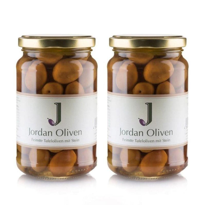 Jordan Olivenöl - Oliven - fruchtig und fein - 350g Glas - 2er Pack