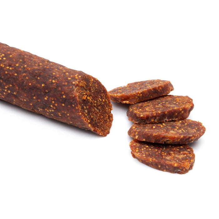 Jordan Original - Feigensalami - Geräucherte Paprika - veganer Snack aus griechischen Feigen - 180g