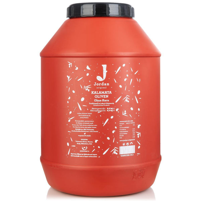Jordan Original - Kalamata Oliven - ohne Kern - 5kg Eimer