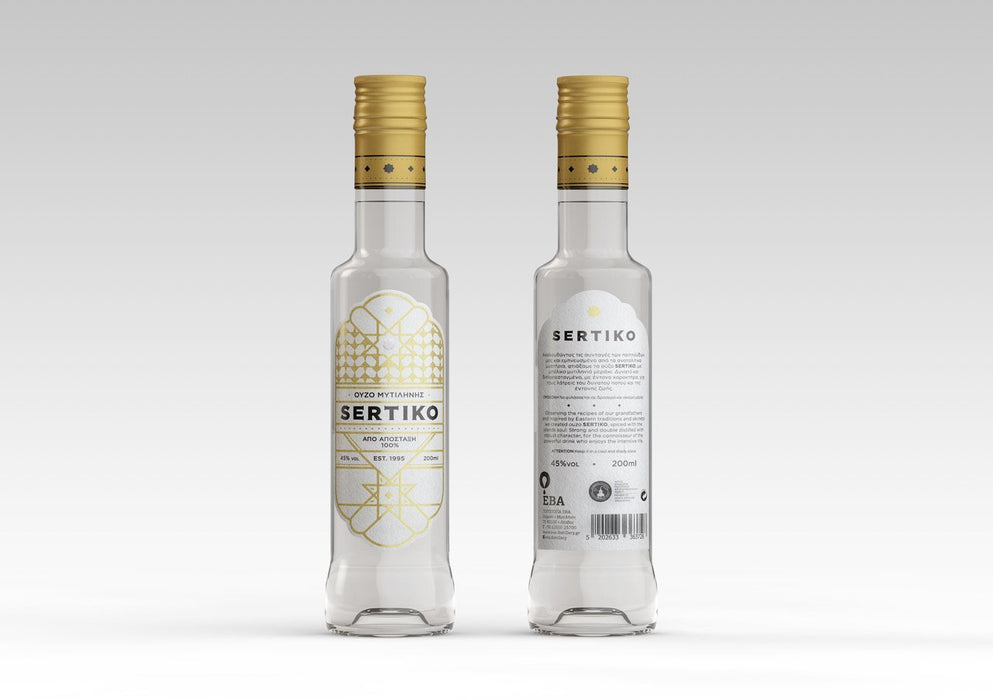 Ouzo Sertiko - 200ml Flasche - alc. 45% vol.