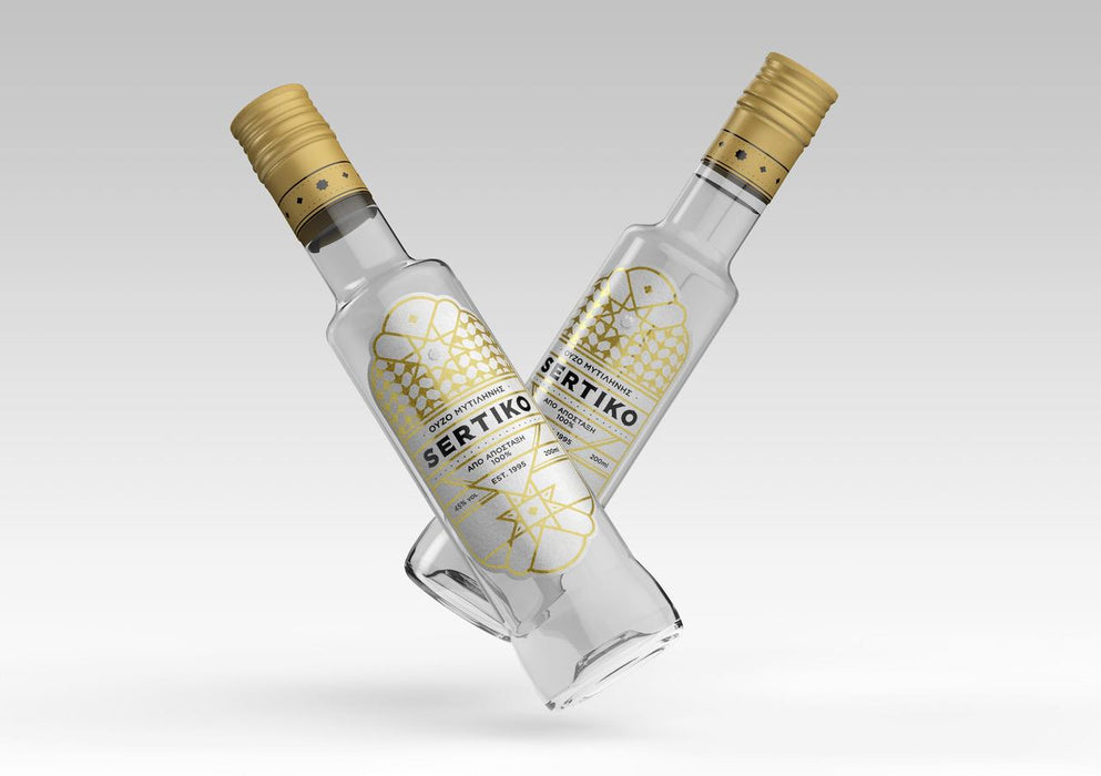Ouzo Sertiko - 200ml Flasche - alc. 45% vol.