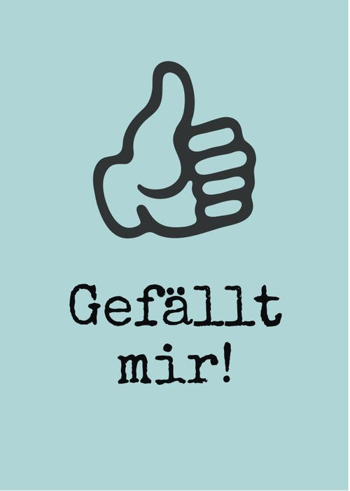 Jordan Original Grußkarte - Gefällt mir!