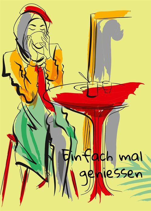 Jordan Original Grußkarte - Einfach mal genießen