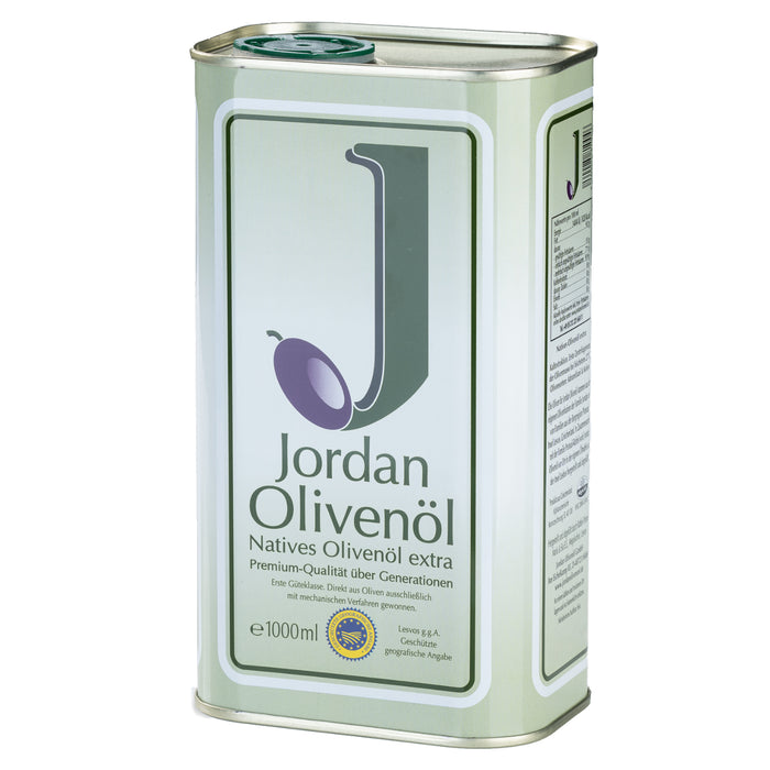 Jordan Olivenöl - Natives Olivenöl Extra - Kanister - 1,00 Liter