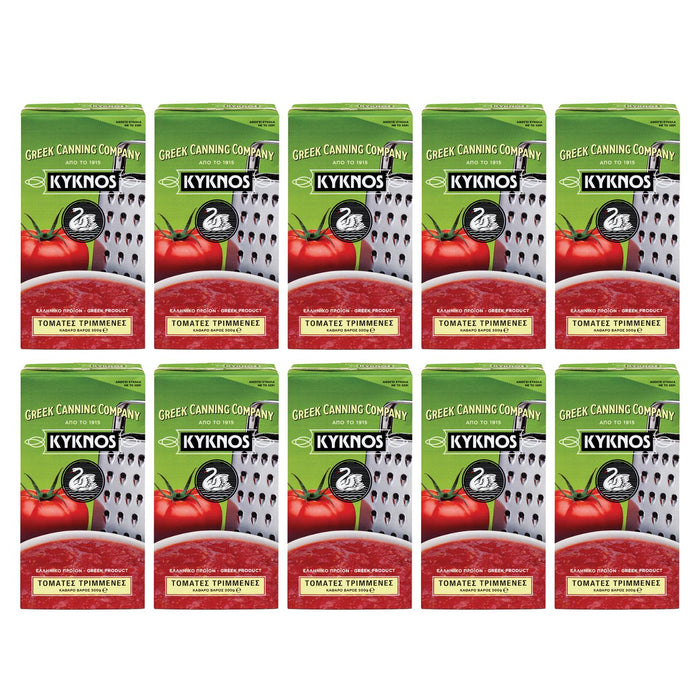 KYKNOS S.A. Greek Canning - Passierte Tomaten aus Griechenland - 10er Pack - 10x500g