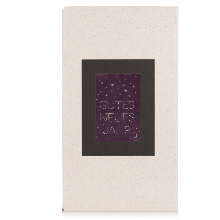 Jordan Original - Geschenkbox - Gutes neues Jahr - umweltfreundlicher Graspapier Karton 340 x 190 x 100mm (zB. Platz für zwei Flaschen)