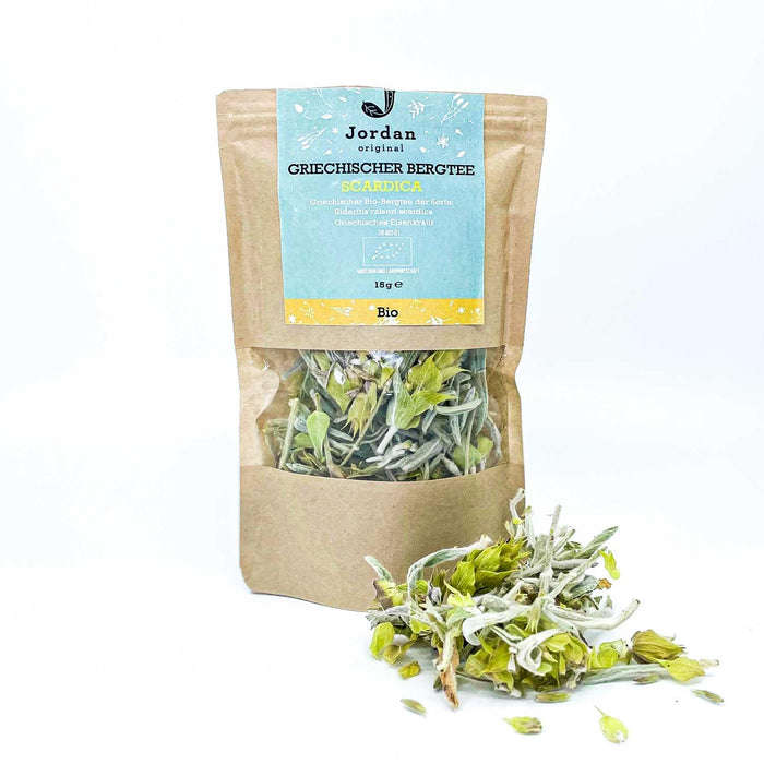 Jordan Original - Griechischer Bio-Bergtee der Sorte: Sideritis raiseri-scardica- GR-BIO-01 - 15g Beutel