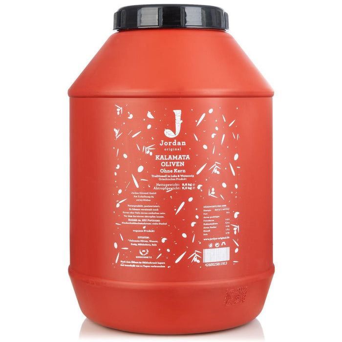 Jordan Original - Kalamata Oliven - ohne Kern - 5kg Eimer