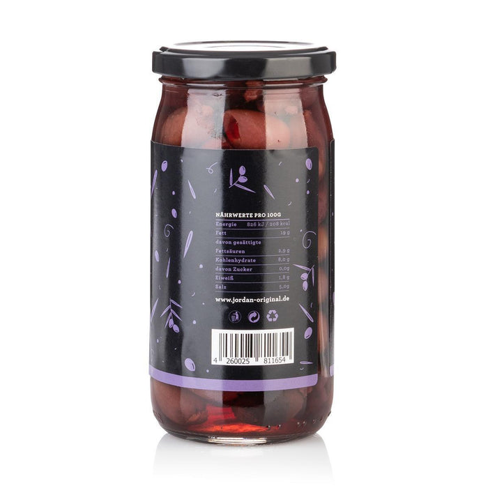 Jordan Original - Kalamata Oliven ohne Kern - 360g/200g Abtropfgewicht