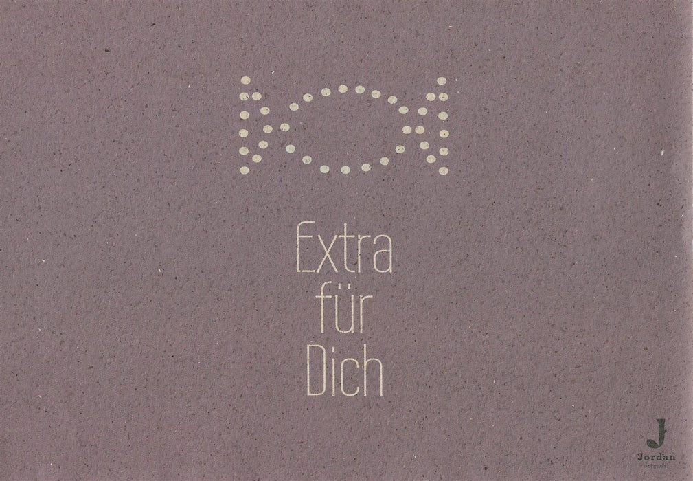 Jordan Original - Geschenkbox - Extra für dich - umweltfreundlicher Graspapier Karton 425 x 380 x 145mm (zB. Platz für mind. drei Flaschen)