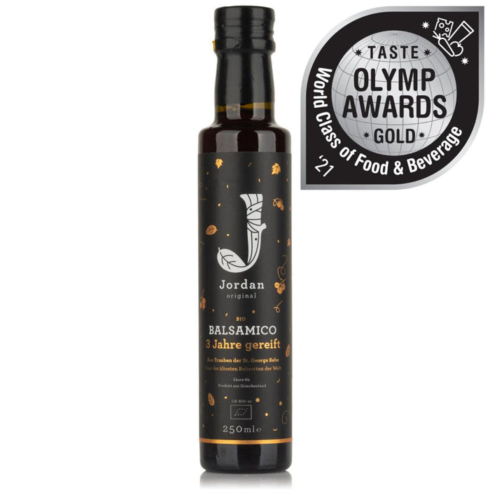 Jordan Original - Bio Balsamico - 3 Jahre gereift - 250ml - GR-BIO-01