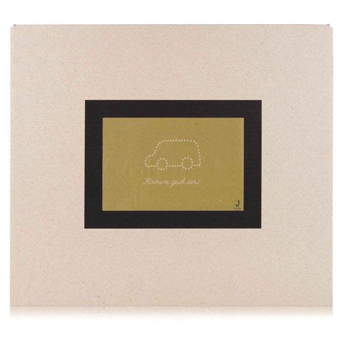 Jordan Original - Geschenkbox - Komm gut an - umweltfreundlicher Graspapier Karton 425 x 380 x 145mm (zB. Platz für mind. drei Flaschen)