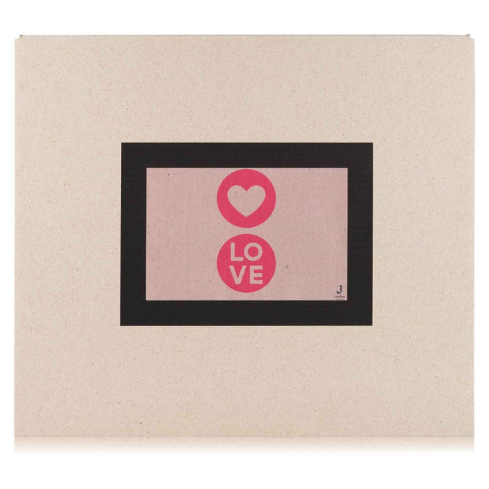 Jordan Original - Geschenkbox - Love - umweltfreundlicher Graspapier Karton 425 x 380 x 145mm (zB. Platz für mind. drei Flaschen)