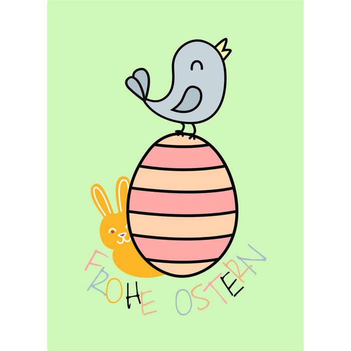 Jordan Original Grußkarte - Frohe Ostern - Osterei