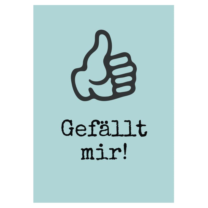 Jordan Original Grußkarte - Gefällt mir!