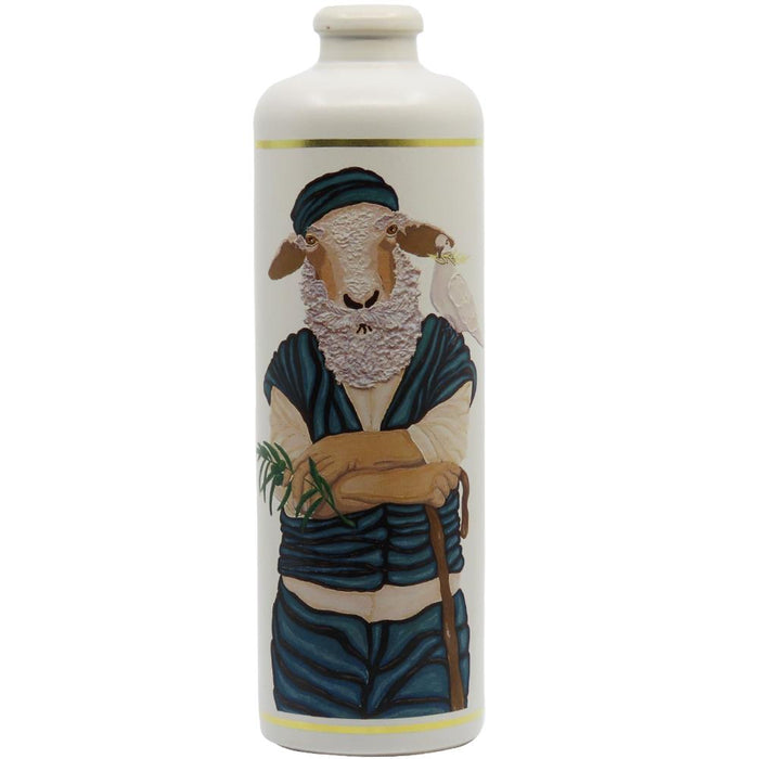 Der Schäfer von Lesbos - von Adam Karamanlis - Keramikflasche 500ml - Limitierte Edition - inkl. Holzdeckel und separatem Edelstahlausgießer