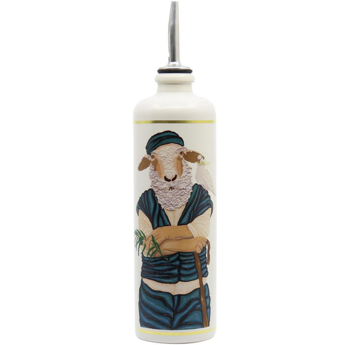 Der Schäfer von Lesbos - von Adam Karamanlis - Keramikflasche 500ml - Limitierte Edition - inkl. Holzdeckel und separatem Edelstahlausgießer