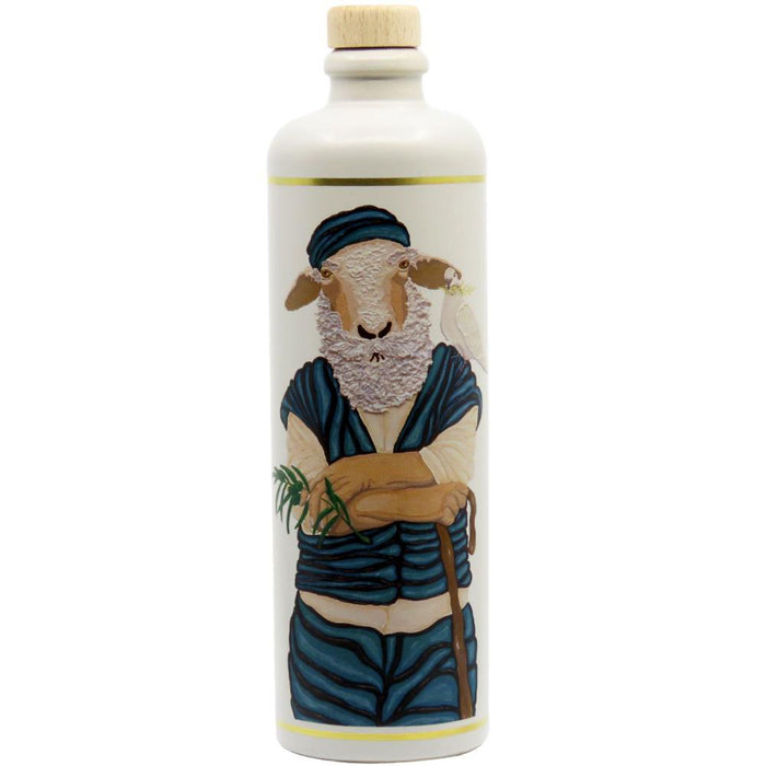 Der Schäfer von Lesbos - von Adam Karamanlis - Keramikflasche 500ml - Limitierte Edition - inkl. Holzdeckel und separatem Edelstahlausgießer