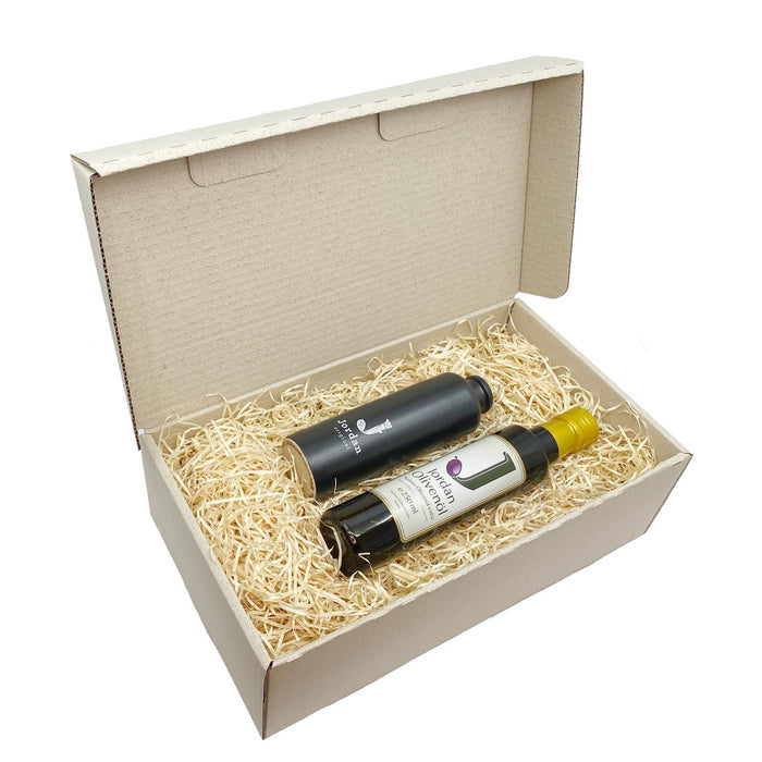 Jordan Olivenöl - Geschenkbox 52 - mit umweltfreundlichem Graspapier-Karton