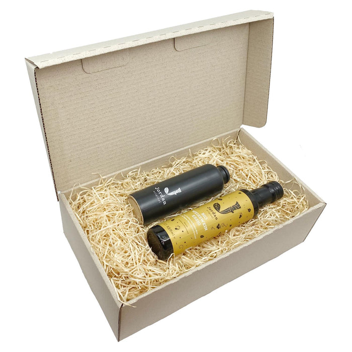 Jordan Olivenöl - Geschenkbox 53 - mit umweltfreundlichem Graspapier-Karton
