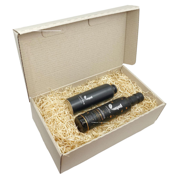 Jordan Olivenöl - Geschenkbox 54 - mit umweltfreundlichem Graspapier-Karton