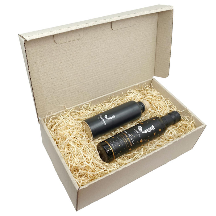 Jordan Olivenöl - Geschenkbox 58 - mit umweltfreundlichem Graspapier-Karton