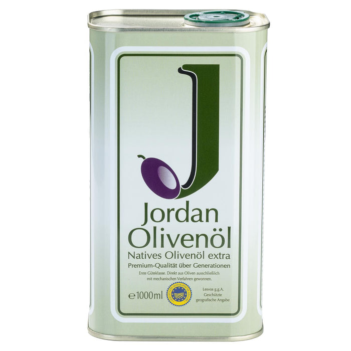 Jordan Olivenöl - Natives Olivenöl Extra - Kanister - 1,00 Liter