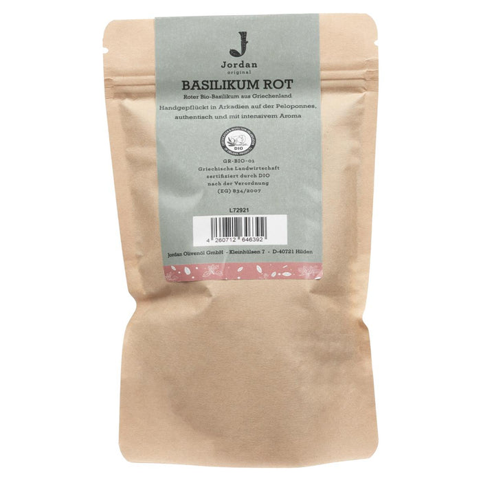 Jordan Original - Griechischer Bio-Basilikum rot - GR-BIO-01 - 30g Beutel