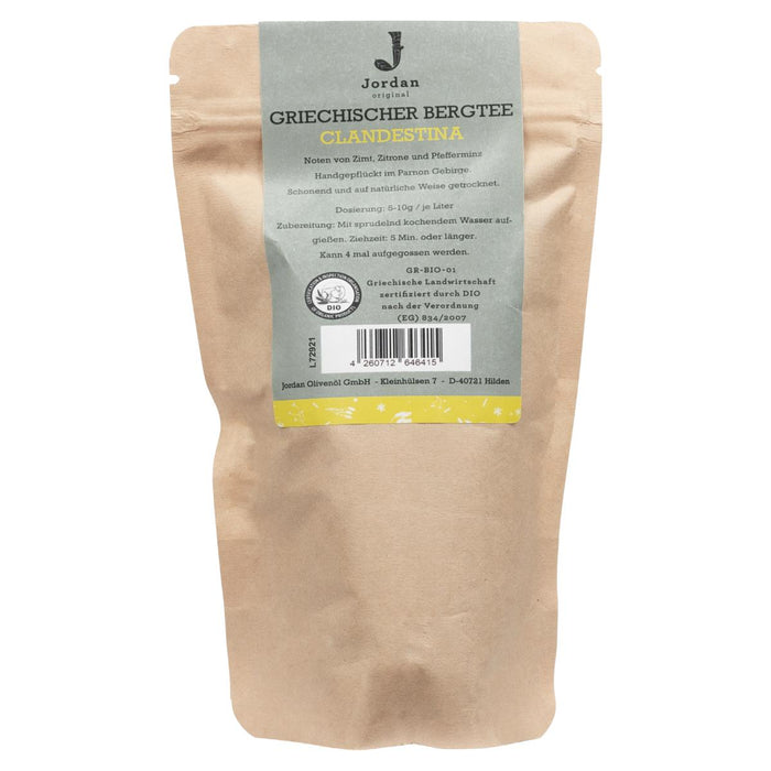 Jordan Original - Griechischer Bio-Bergtee der Sorte: Sideritis clandestina - GR-BIO-01 - 15g Beutel