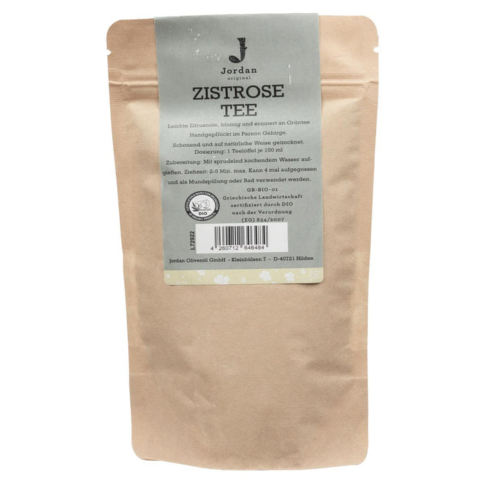 Jordan Original - Griechischer Bio-Bergtee der Sorte: Cistus incanus (Zistrosentee) - GR-BIO-01 - 20g Beutel