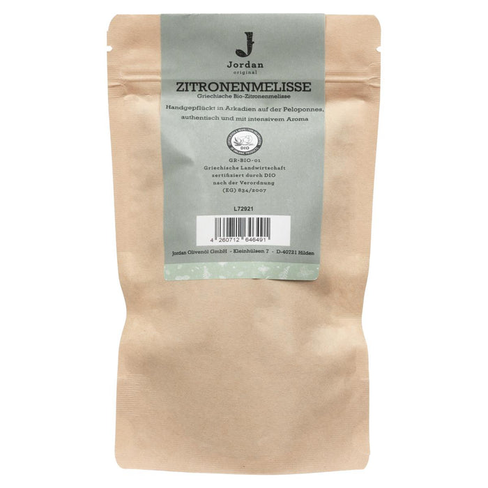 Jordan Original - Griechische Bio-Zitronenmelisse - GR-BIO-01 - 10g Beutel