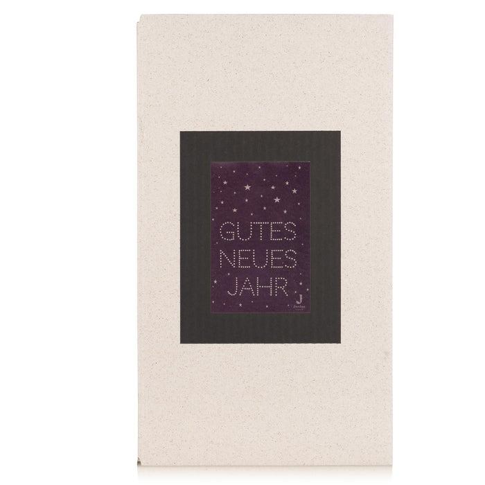 Jordan Original - Geschenkbox - Gutes neues Jahr - umweltfreundlicher Graspapier Karton 340 x 190 x 100mm (zB. Platz für zwei Flaschen)