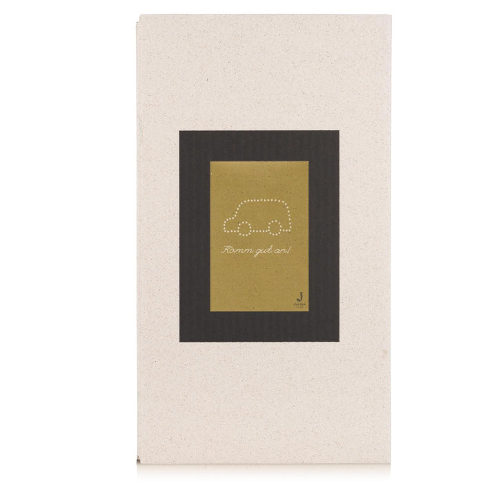 Jordan Original - Geschenkbox - Komm gut an - umweltfreundlicher Graspapier Karton 340 x 190 x 100mm (zB. Platz für zwei Flaschen)