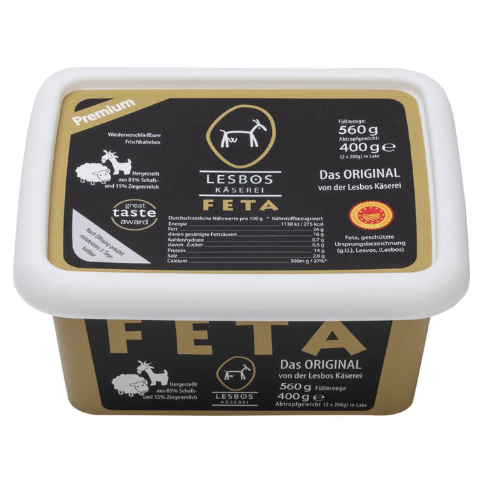 Lesbos Käserei - original Feta - 400g in Lake