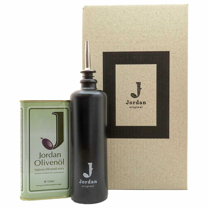 Jordan Olivenöl - Geschenkbox 34 - mit umweltfreundlichem Graspapier-Karton