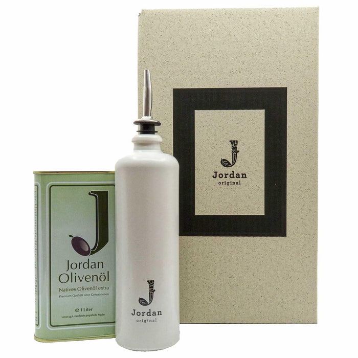 Jordan Olivenöl - Geschenkbox 35 - mit umweltfreundlichem Graspapier-Karton