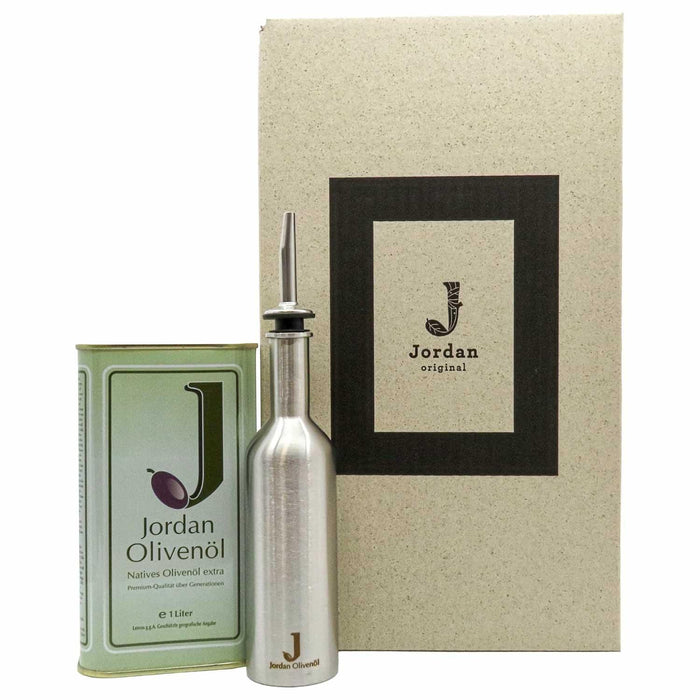 Jordan Olivenöl - Geschenkbox 36 - mit umweltfreundlichem Graspapier-Karton
