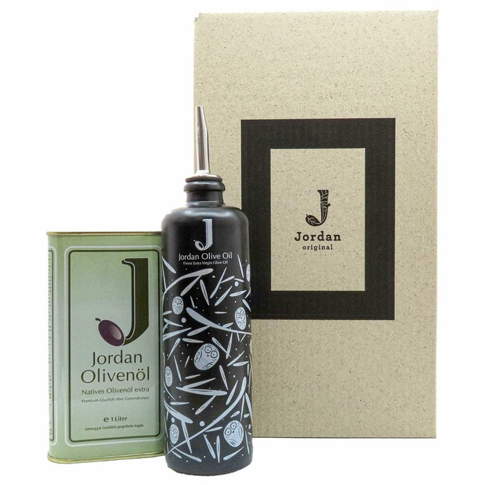 Jordan Olivenöl - Geschenkbox 31 - mit umweltfreundlichem Graspapier-Karton